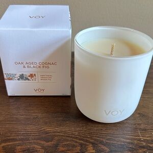Voy Cream Candle - Oak Aged Cognac & Black Fig